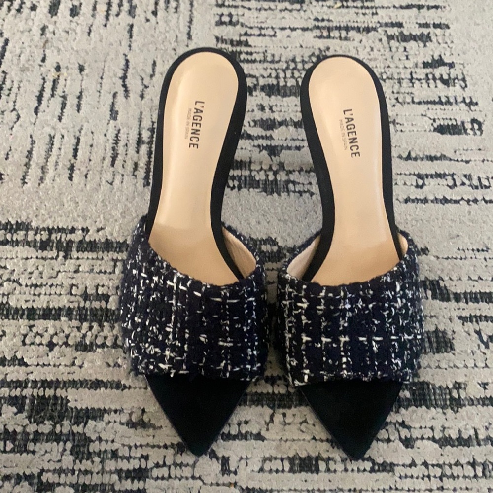 Brand new L’agence Lolita Suede Mules